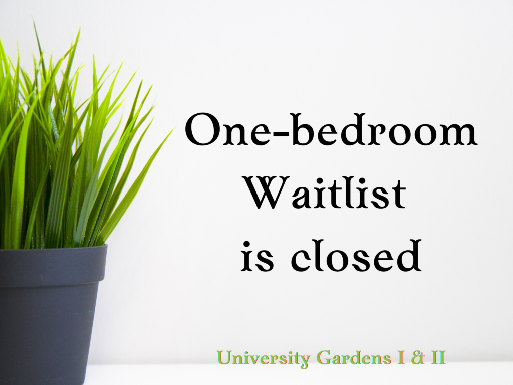 One bedroom is closed